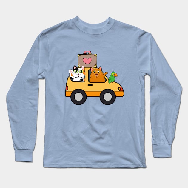 Life is Better with Friends | Roadtrip Long Sleeve T-Shirt by leBoosh-Designs